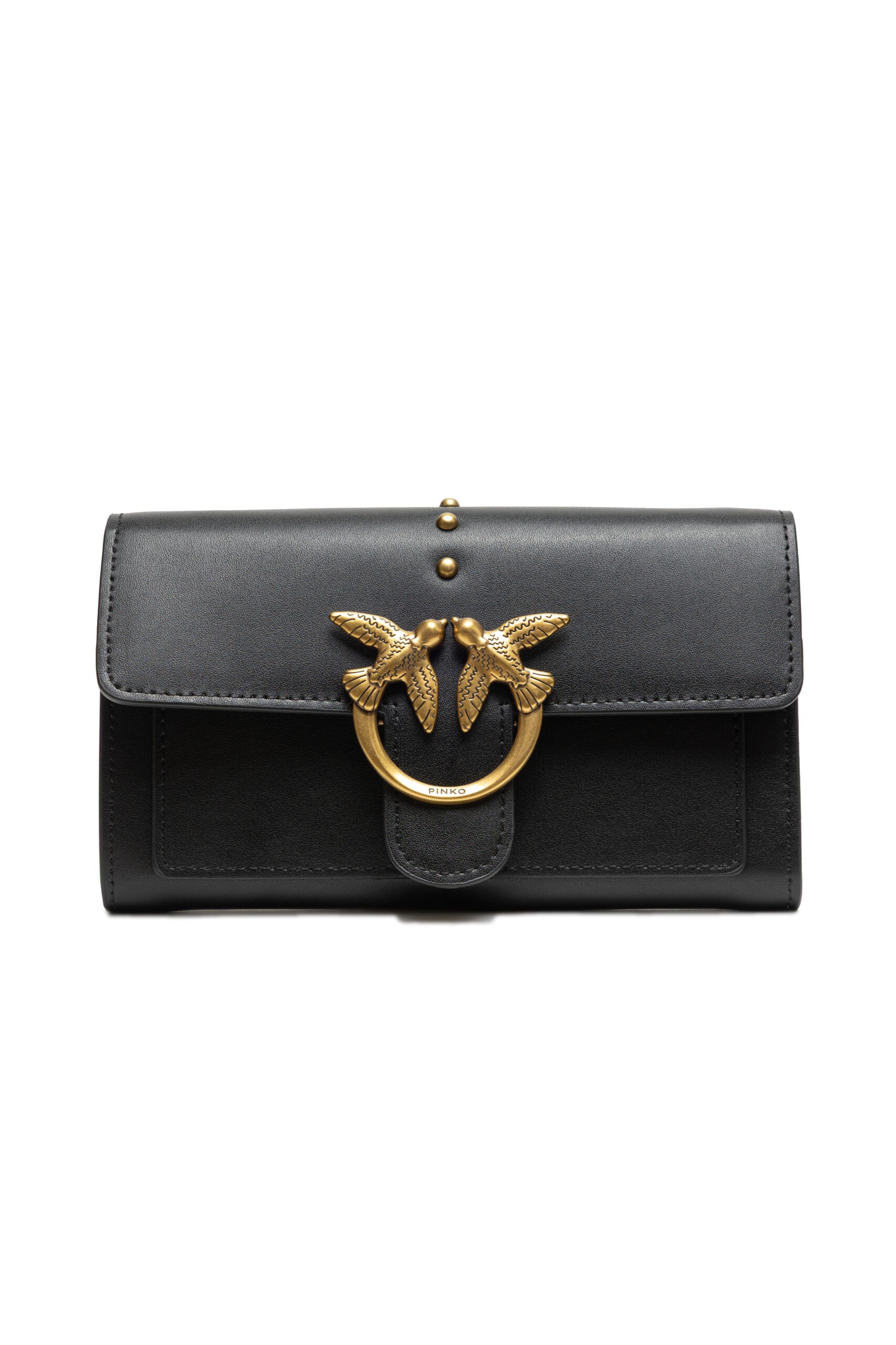 PINKO Black Mini Love Bag One Simply - ClickThatClicks 