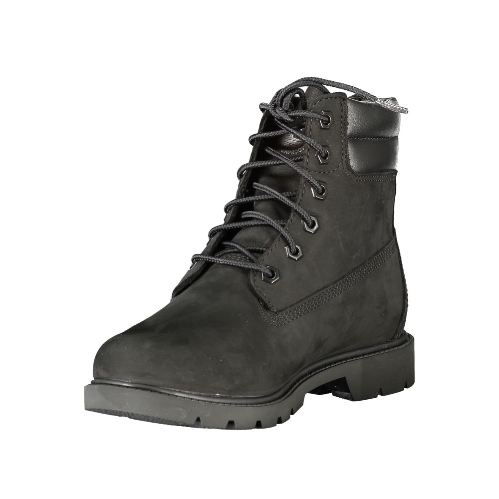 Timberland Black Leather Women Ankle Boot - ClickThatClicks 