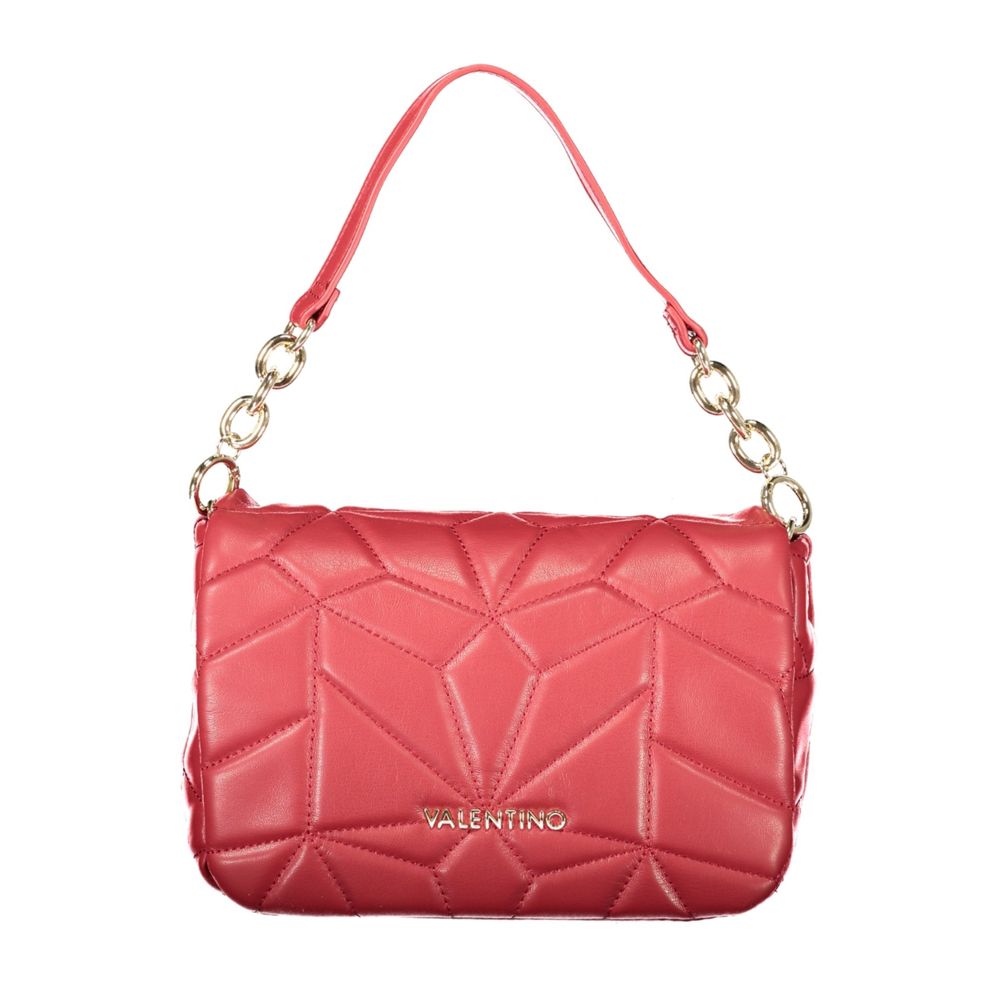 Mario Valentino Rosso Polyurethane Women Shoulder Bag - ClickThatClicks 