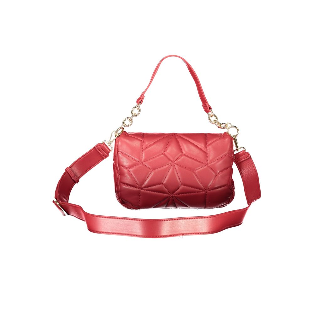 Mario Valentino Rosso Polyurethane Women Shoulder Bag - ClickThatClicks 