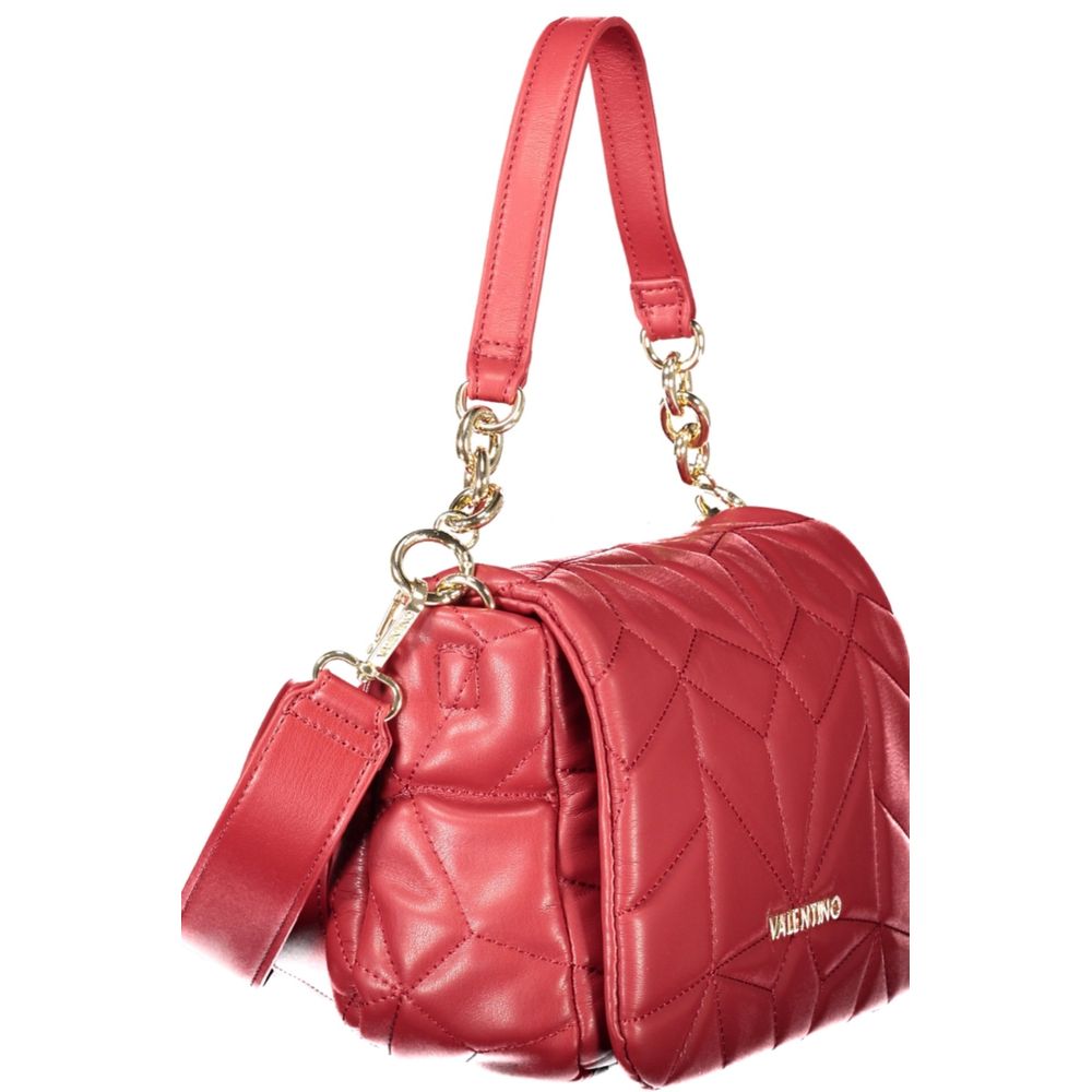 Mario Valentino Rosso Polyurethane Women Shoulder Bag - ClickThatClicks 