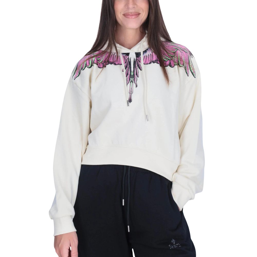 County of Milan White Cotton Hoody