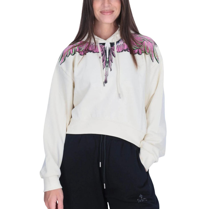 County of Milan White Cotton Hoody
