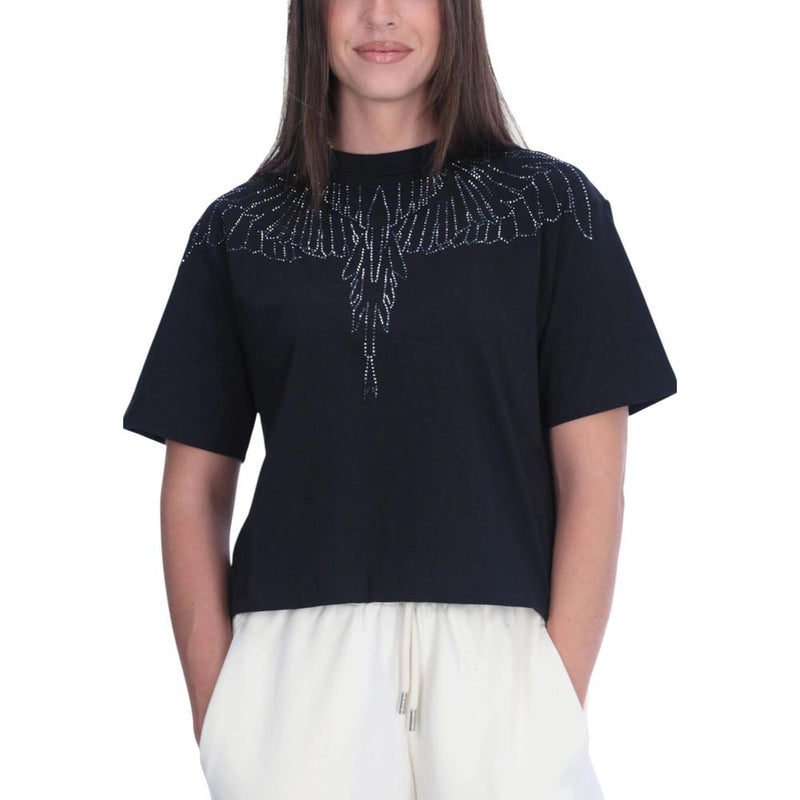 County of Milan Black Cotton T-Shirt