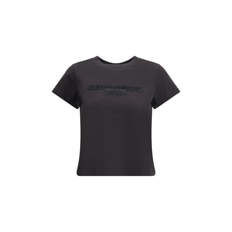Alexander Wang Gray Cotton T-Shirt