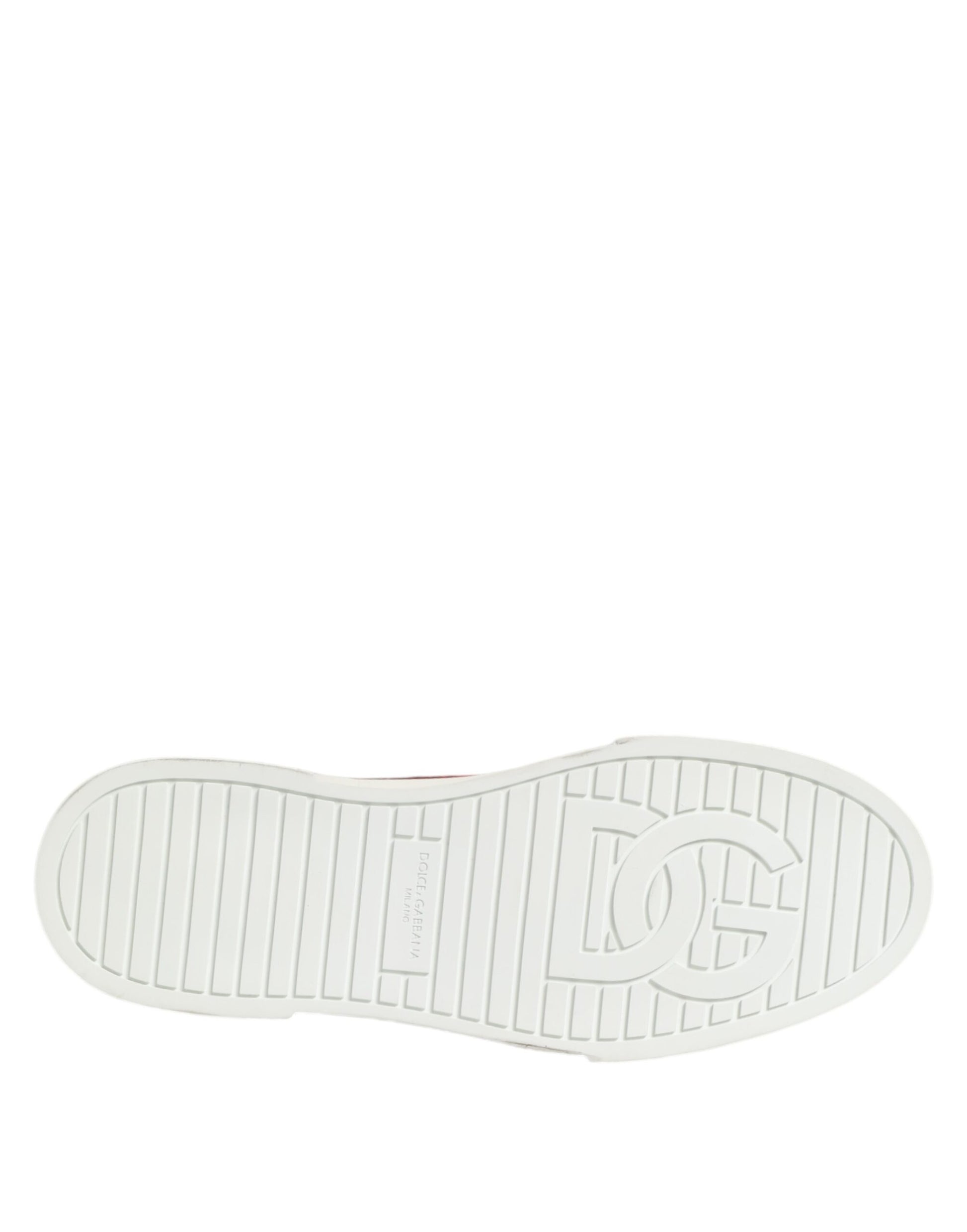 Dolce & Gabbana Multicolor Cotton High Top Men Sneakers Shoes - ClickThatClicks 
