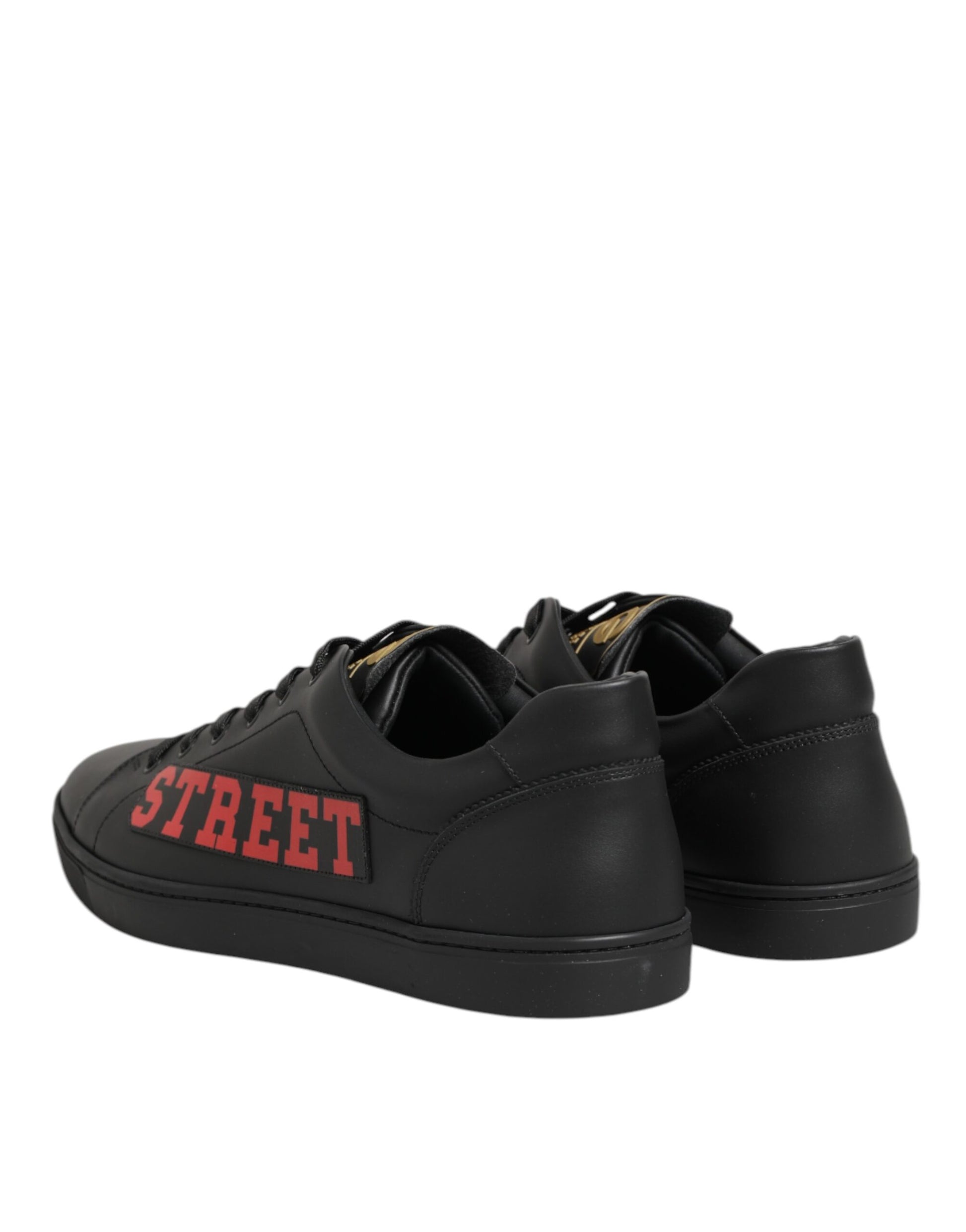 Dolce & Gabbana Black Street Life Low Top Men Sneakers Shoes - ClickThatClicks 