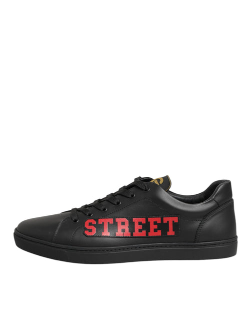 Dolce & Gabbana Black Street Life Low Top Men Sneakers Shoes - ClickThatClicks 