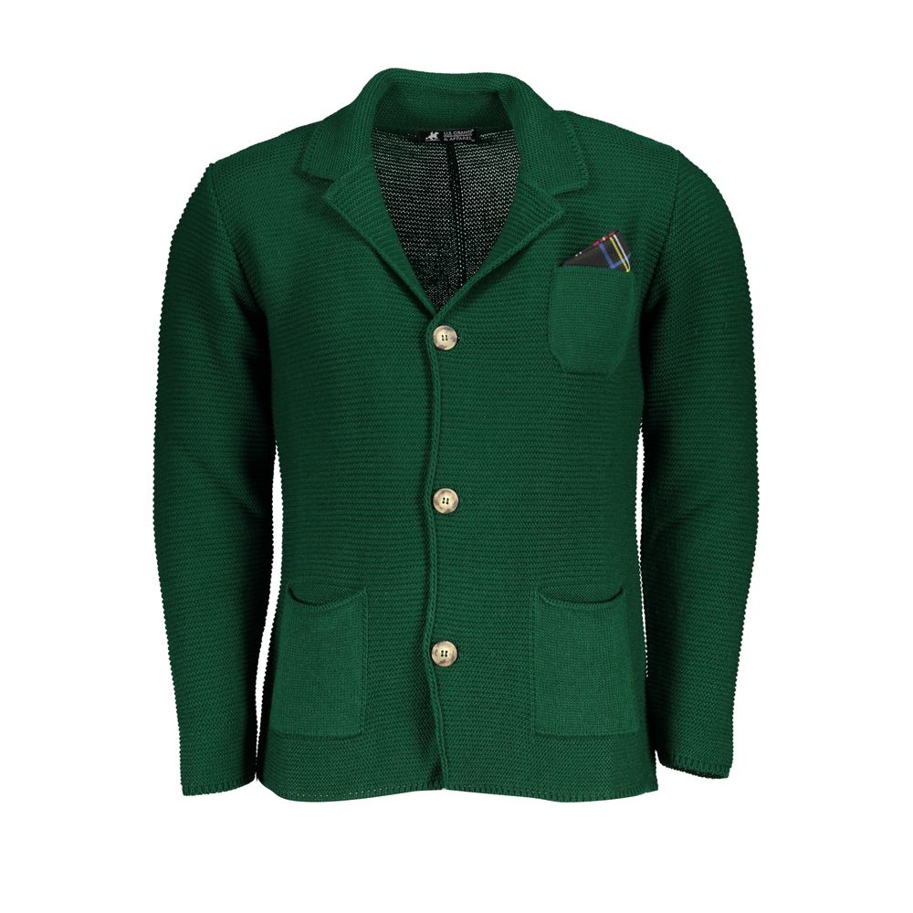 U.S. Grand Polo Green Fabric Sweater