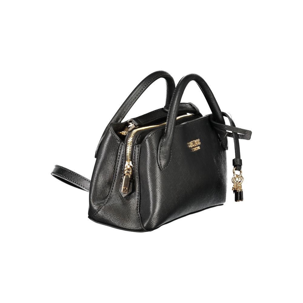 Guess Jeans Black Polyurethane Women Handbag - ClickThatClicks 