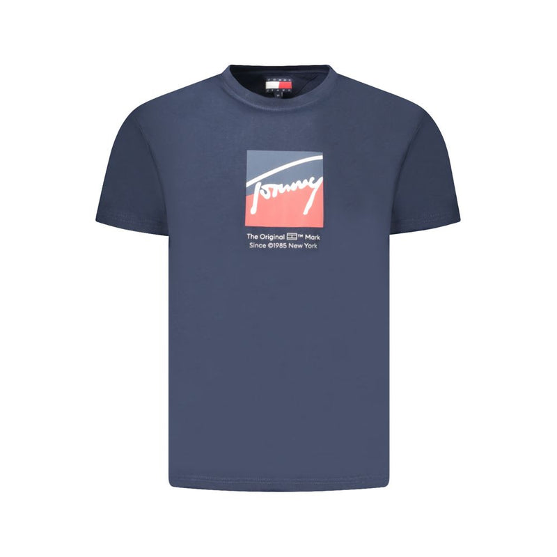 Tommy Hilfiger Blue Cotton T-Shirt