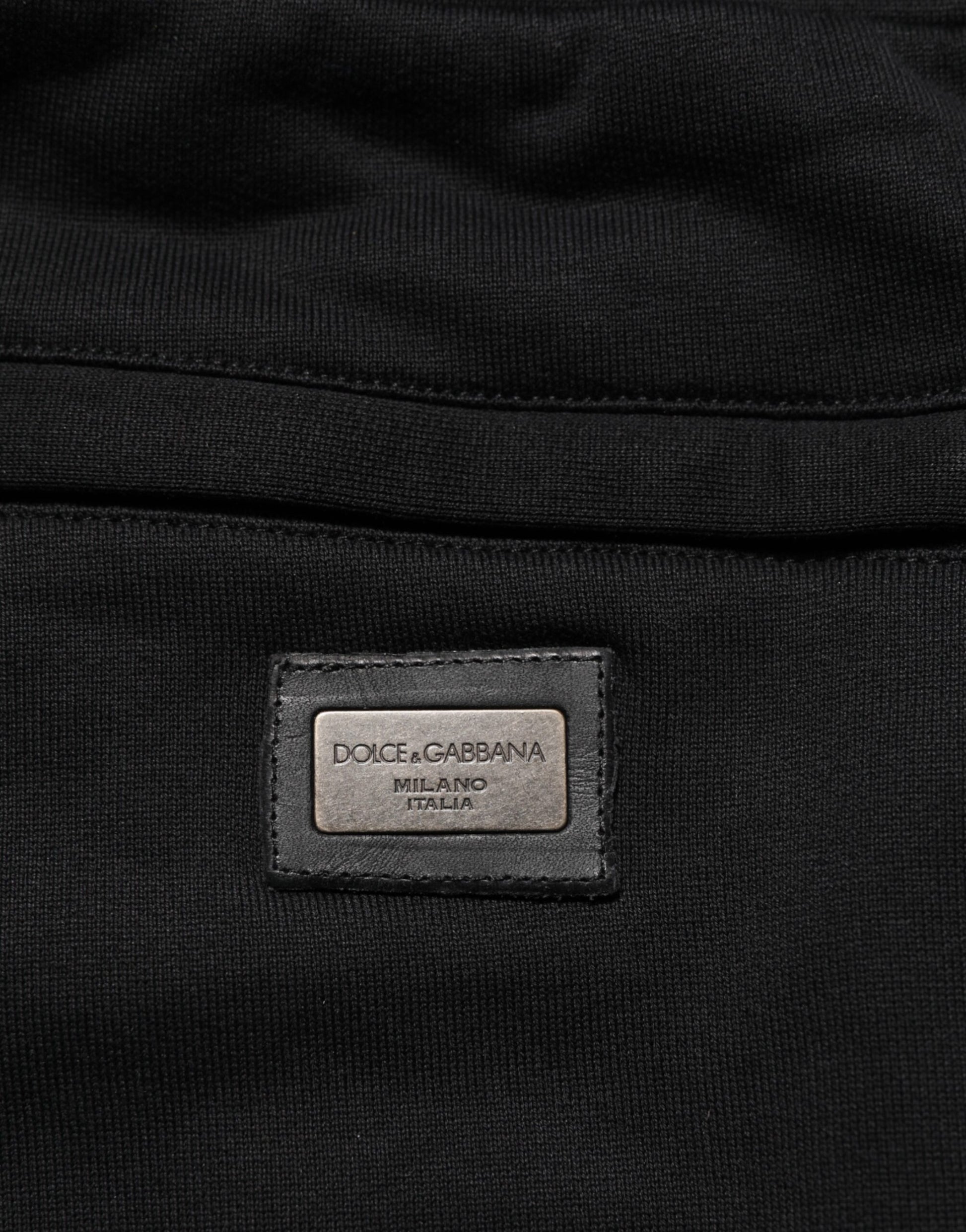 Dolce & Gabbana Black Cotton Jogger Sweatpants Trouser Pants - ClickThatClicks 