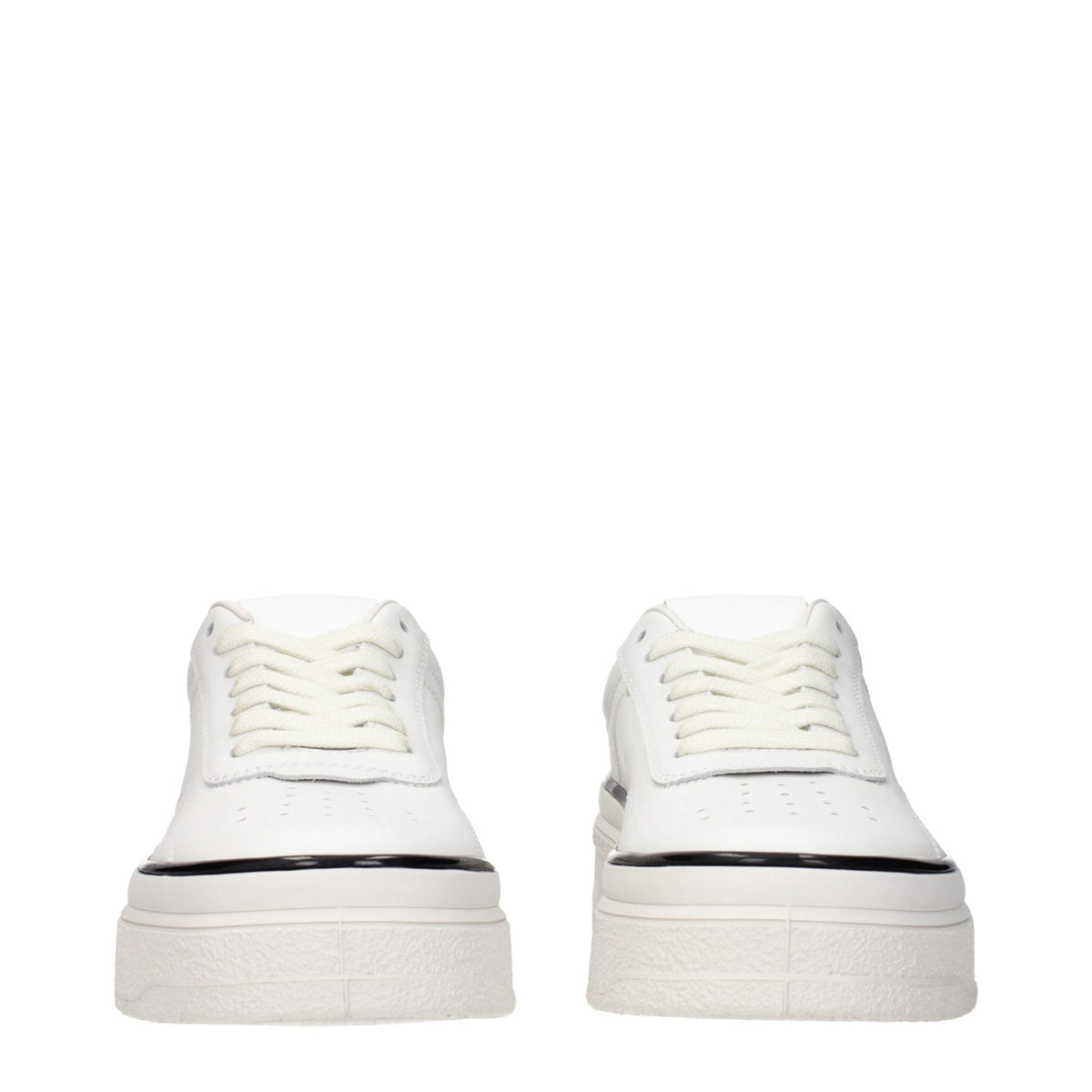 Jil Sander White Leather Low Top Sneakers
