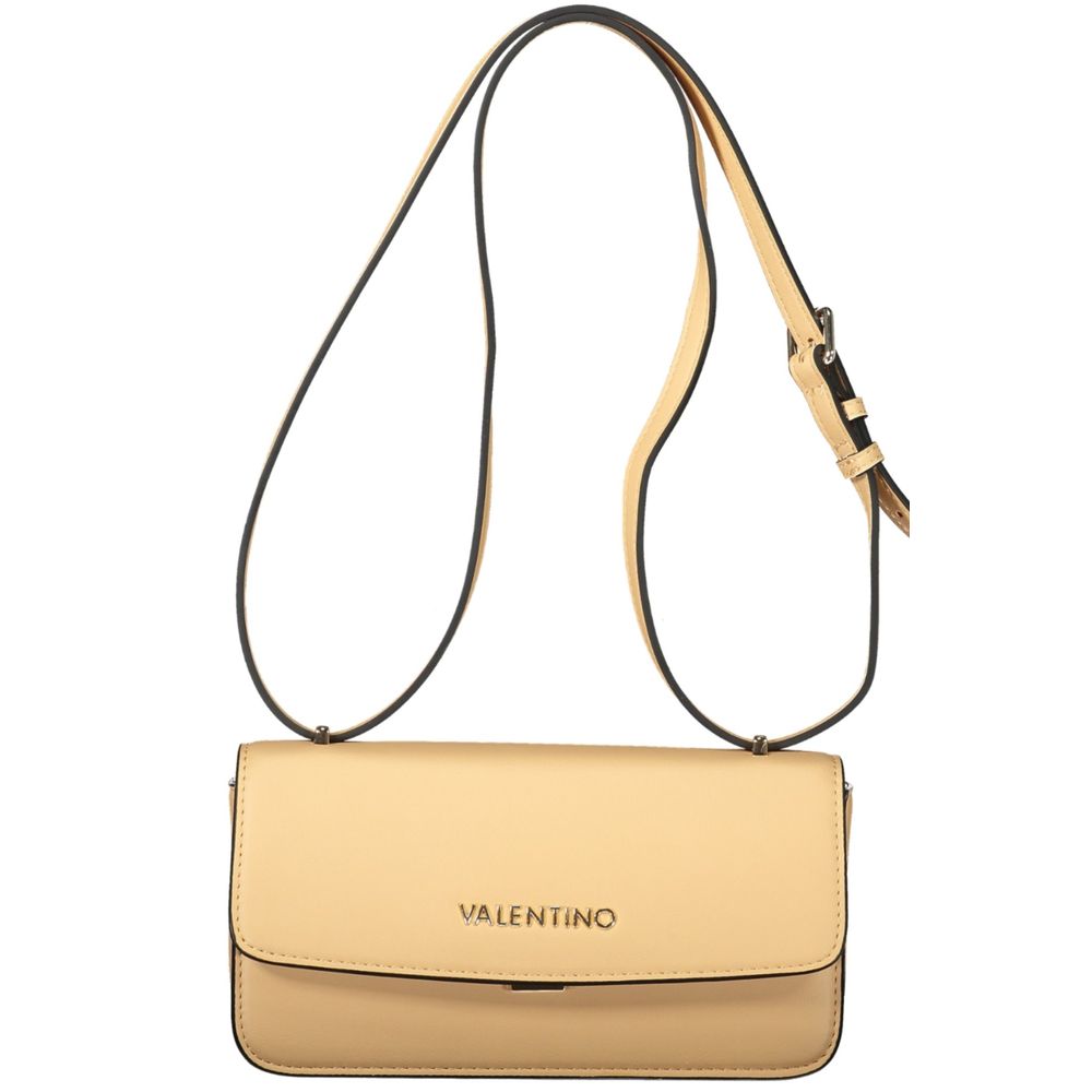 Mario Valentino Beige Polyurethane Women Handbag - ClickThatClicks 