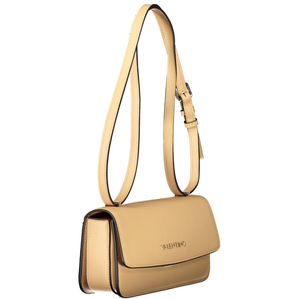 Mario Valentino Beige Polyurethane Women Handbag - ClickThatClicks 
