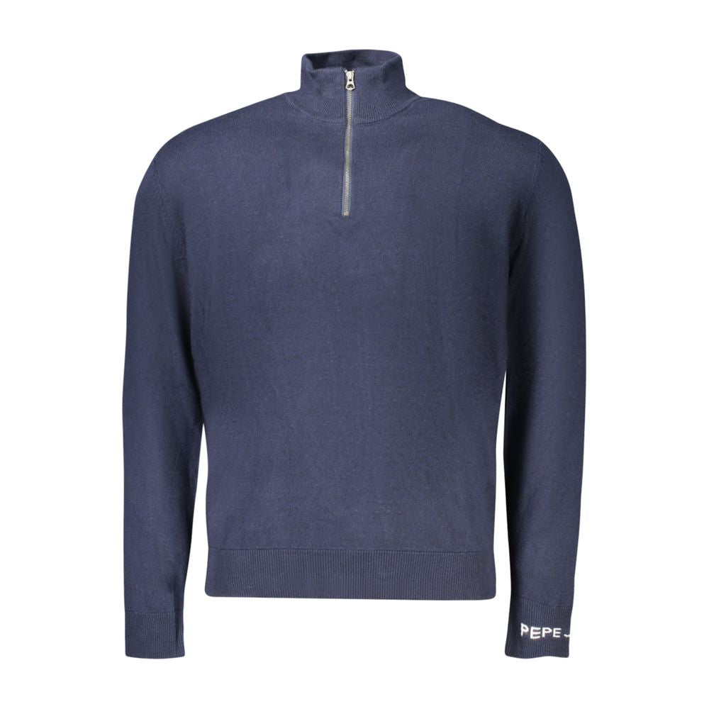 Pepe Jeans Blue Cotton Men Sweater - ClickThatClicks 