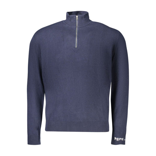 Pepe Jeans Blue Cotton Men Sweater - ClickThatClicks 