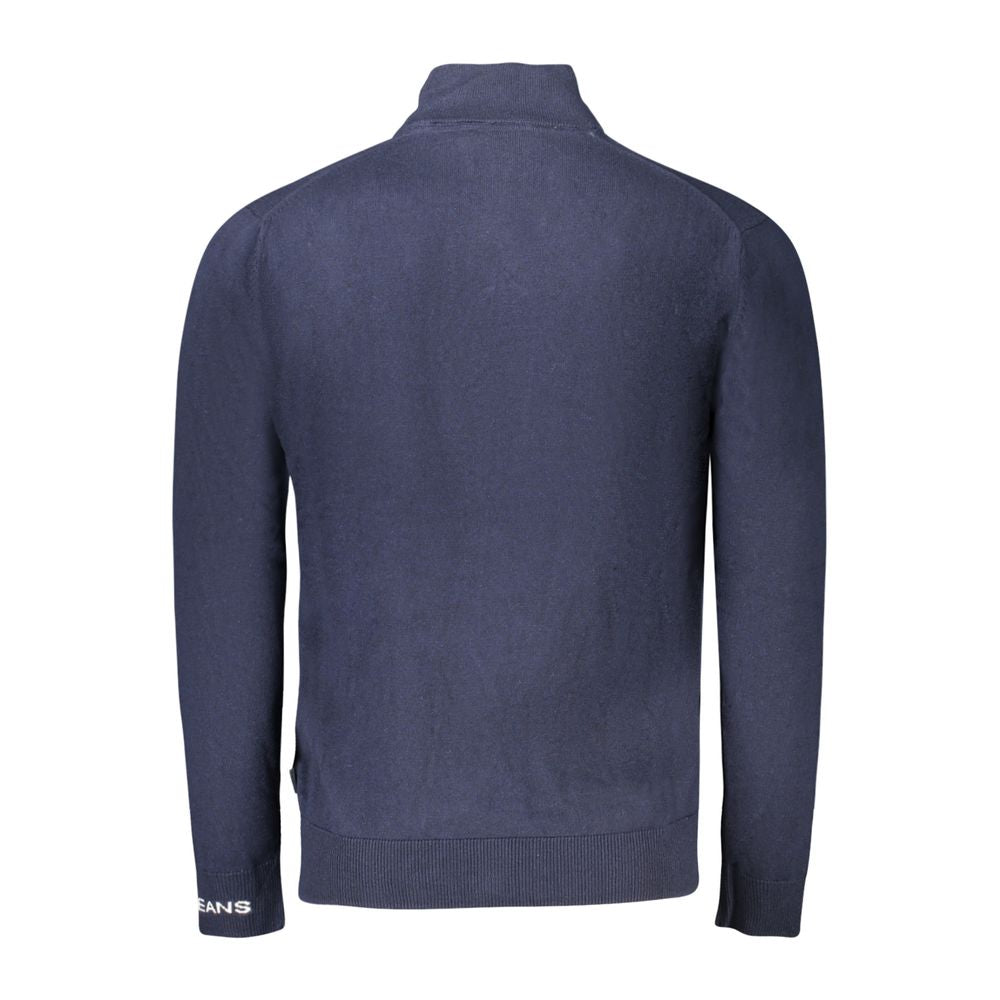 Pepe Jeans Blue Cotton Men Sweater - ClickThatClicks 
