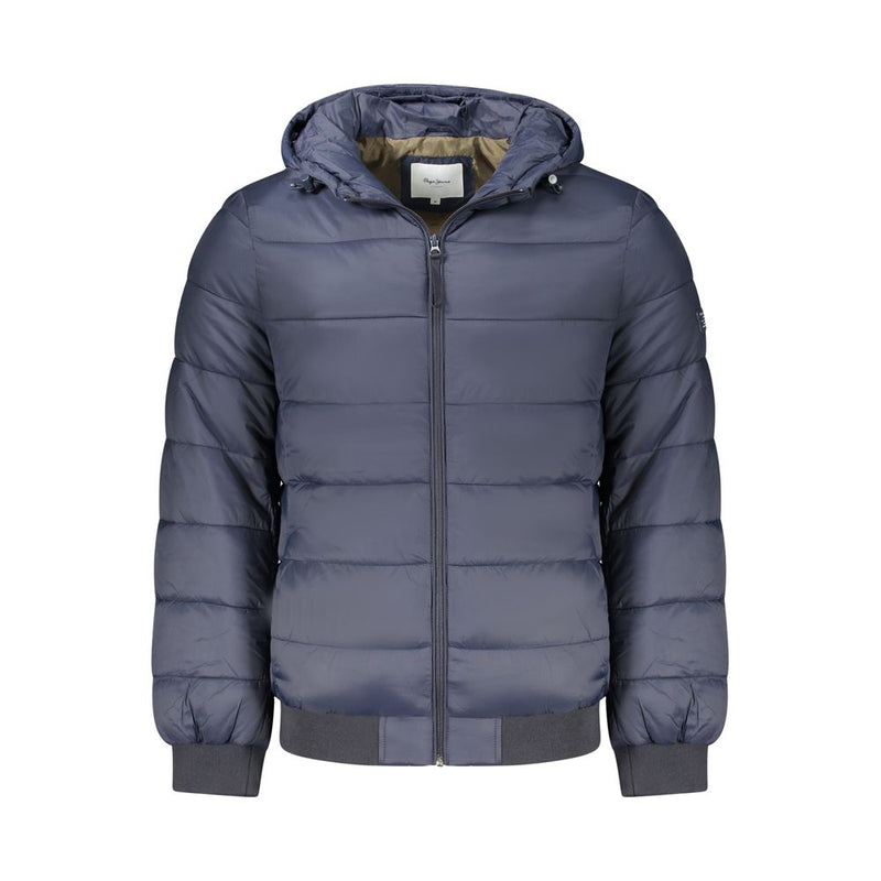Pepe Jeans Blue Polyamide Jackets & Coat