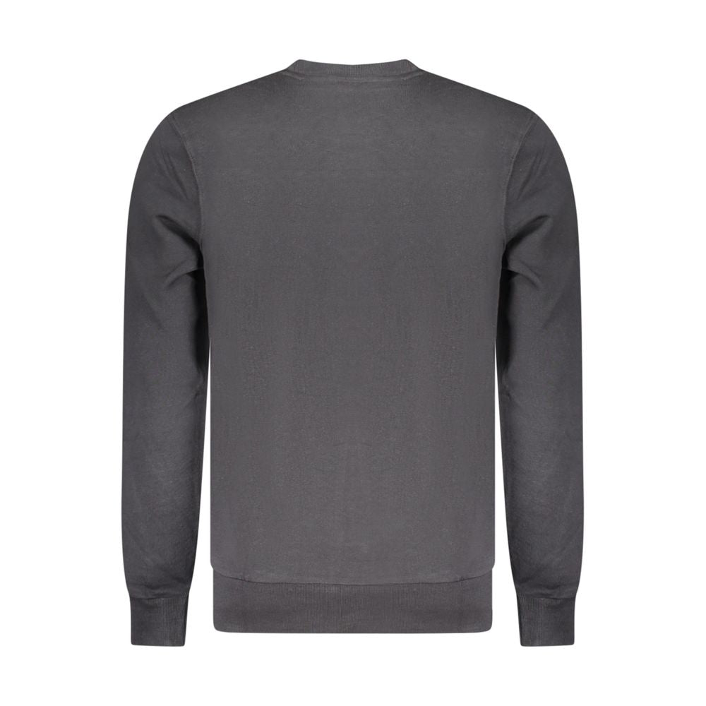 North Sails Black Cotton Men Sweatshirt - ClickThatClicks 