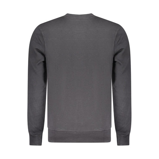 North Sails Black Cotton Men Sweatshirt - ClickThatClicks 