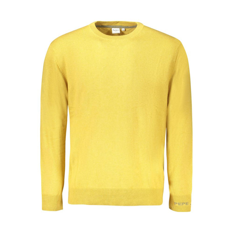Pepe Jeans Yellow Cotton Sweater