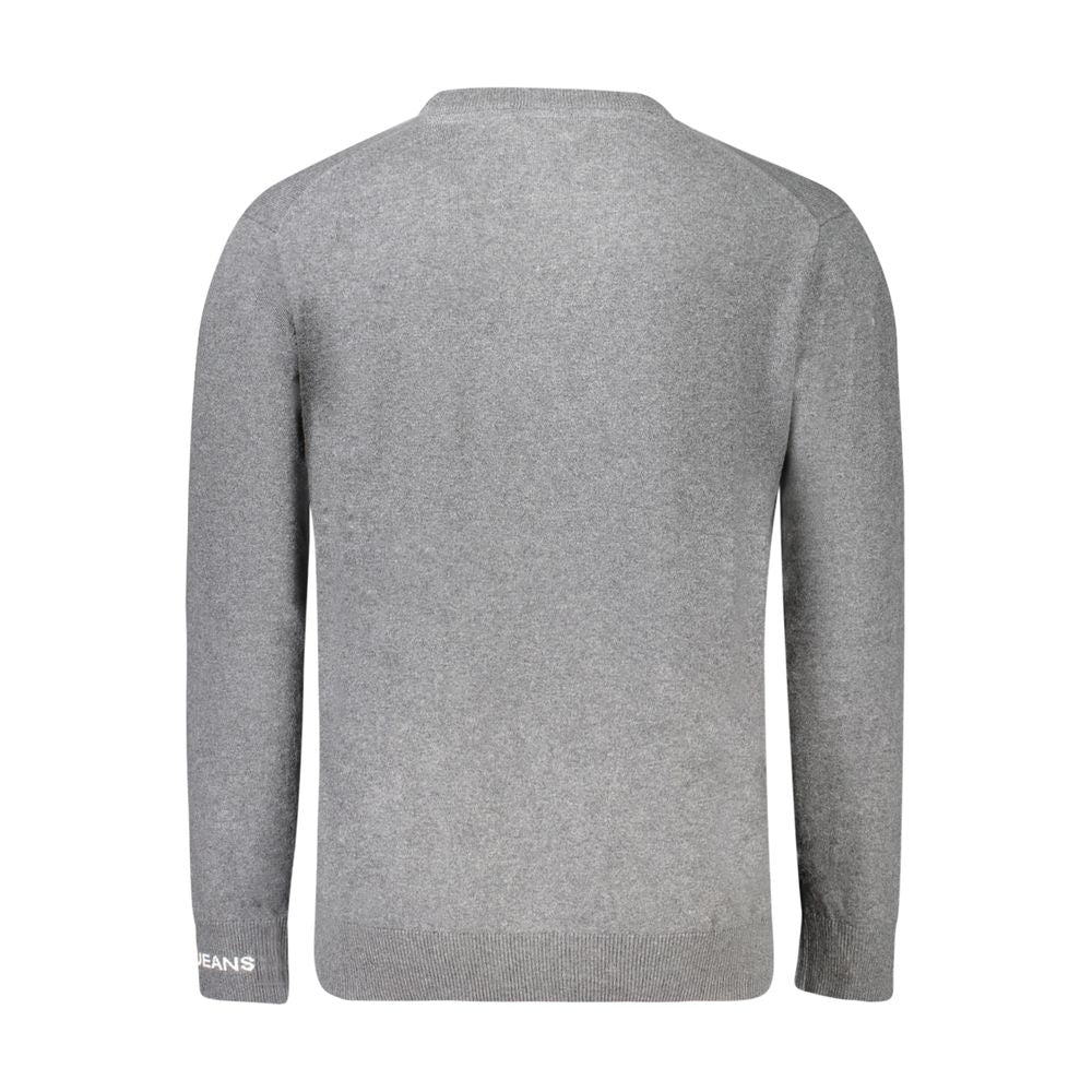 Pepe Jeans Grigio Cotton Men Sweater - ClickThatClicks 