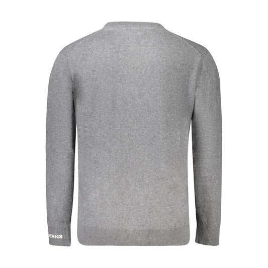 Pepe Jeans Grigio Cotton Men Sweater - ClickThatClicks 