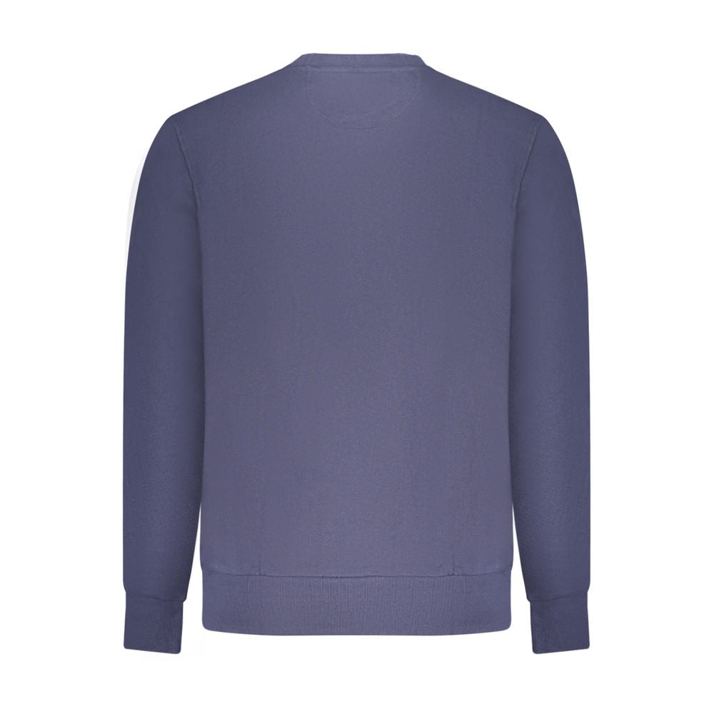 North Sails Blue Cotton Men's Sweatshirt - ClickThatClicks 