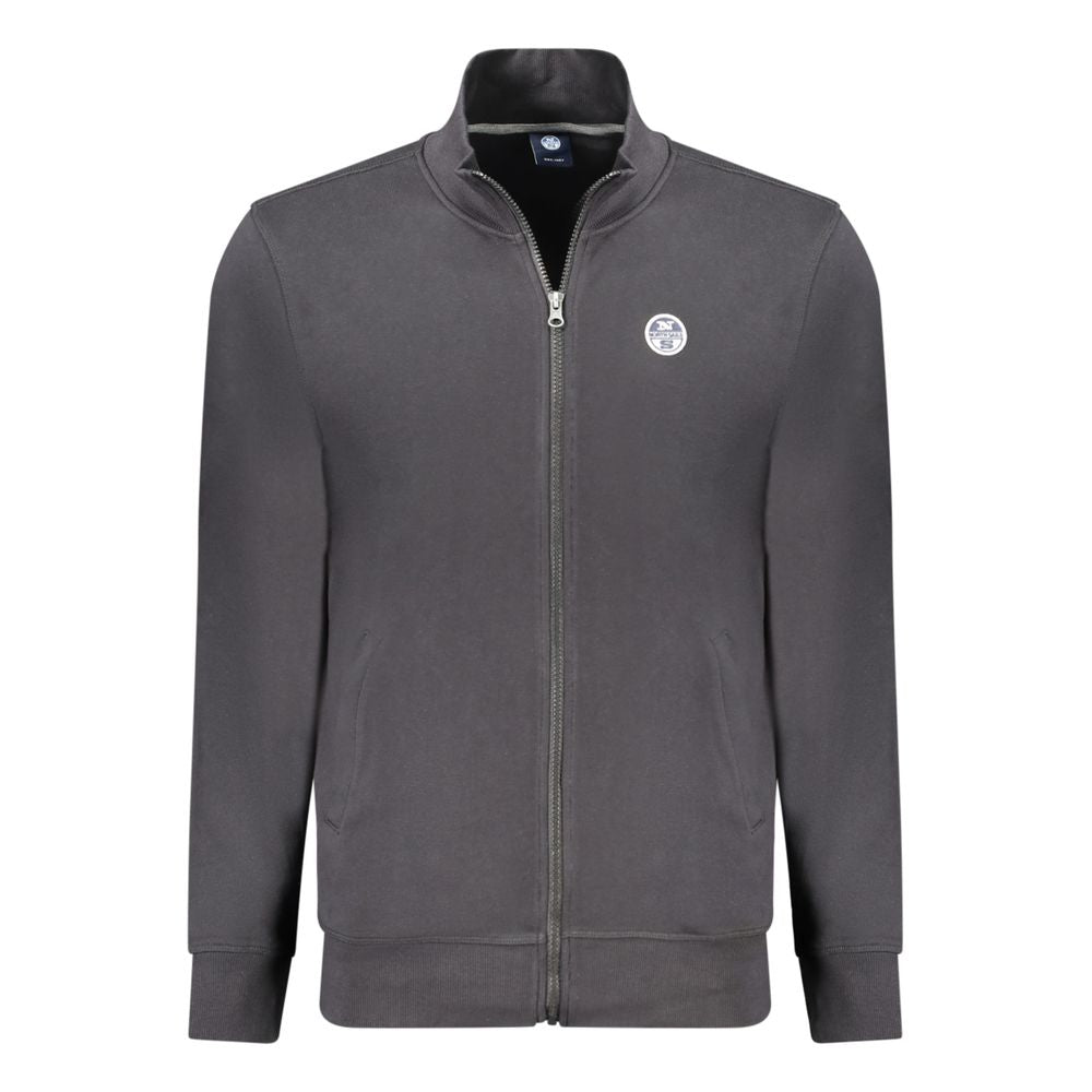 North Sails Black Cotton Men's Sweatshirt - ClickThatClicks 