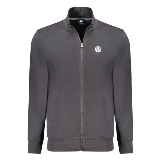 North Sails Black Cotton Men's Sweatshirt - ClickThatClicks 