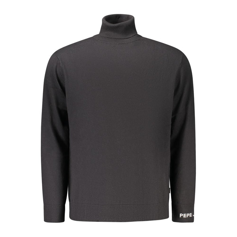 Pepe Jeans Black Cotton Sweater
