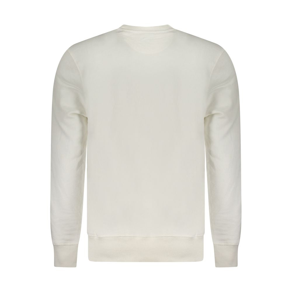 North Sails Bianco Cotton Men Sweatshirt - ClickThatClicks 