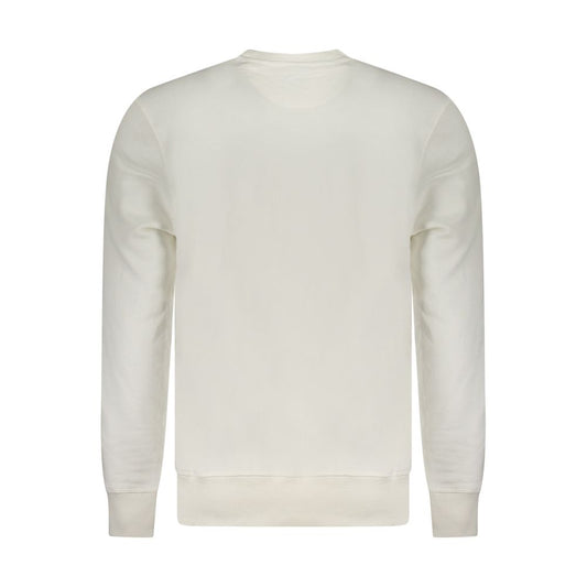 North Sails Bianco Cotton Men Sweatshirt - ClickThatClicks 