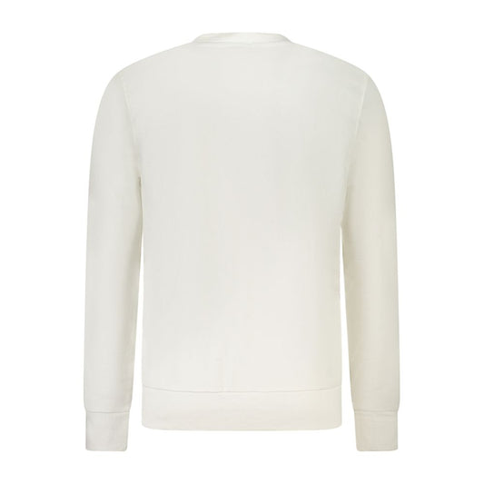 North Sails White Cotton Men's Sweatshirt - ClickThatClicks 