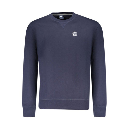 North Sails Blue Cotton Men's Sweatshirt - ClickThatClicks 