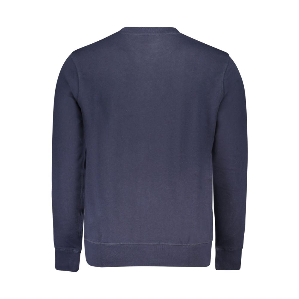 North Sails Blue Cotton Men's Sweatshirt - ClickThatClicks 