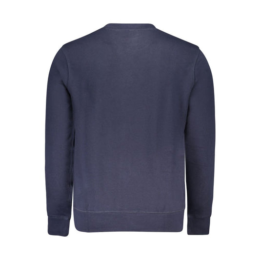 North Sails Blue Cotton Men's Sweatshirt - ClickThatClicks 