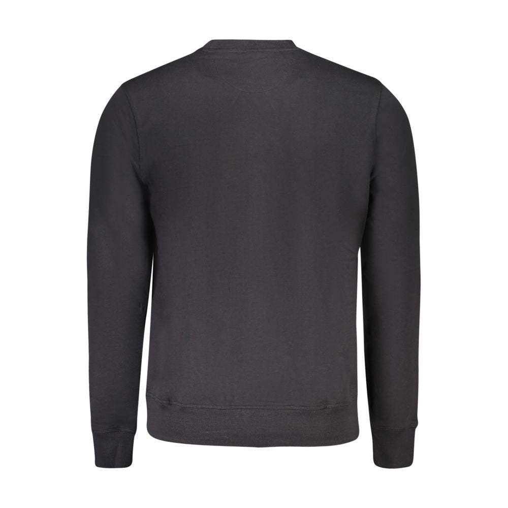 North Sails Black Cotton Mens Sweatshirt - ClickThatClicks 