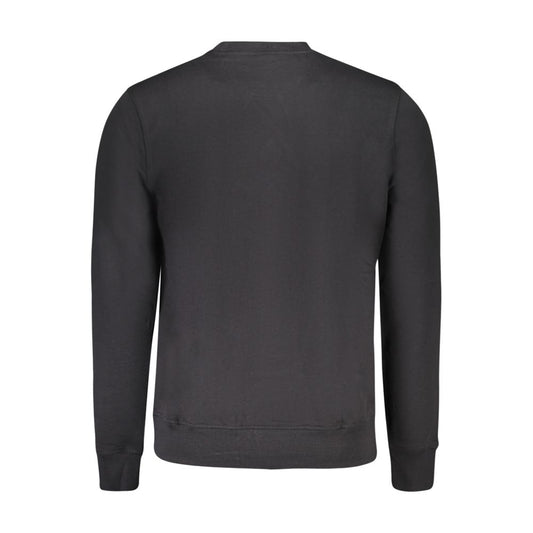 North Sails Black Cotton Mens Sweatshirt - ClickThatClicks 