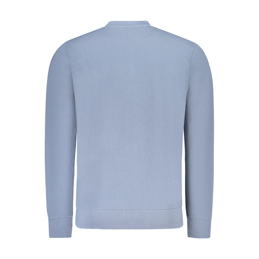 North Sails Blue Cotton Men Sweatshirt - ClickThatClicks 