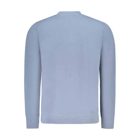 North Sails Blue Cotton Men Sweatshirt - ClickThatClicks 