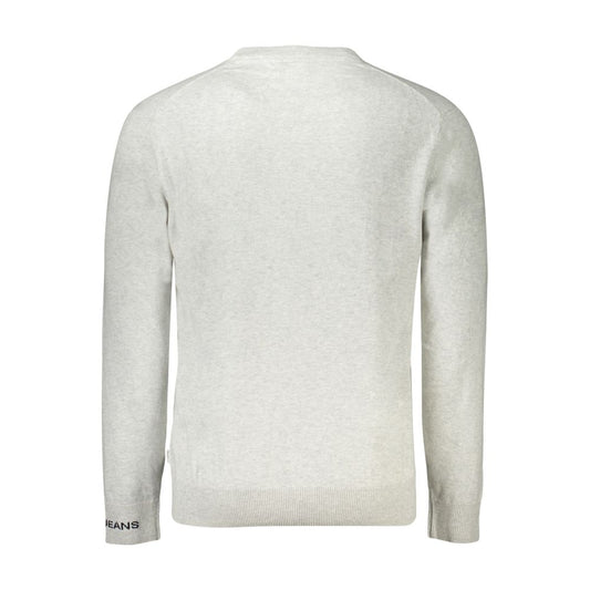 Pepe Jeans Grigio Cotton Mens Sweater - ClickThatClicks 