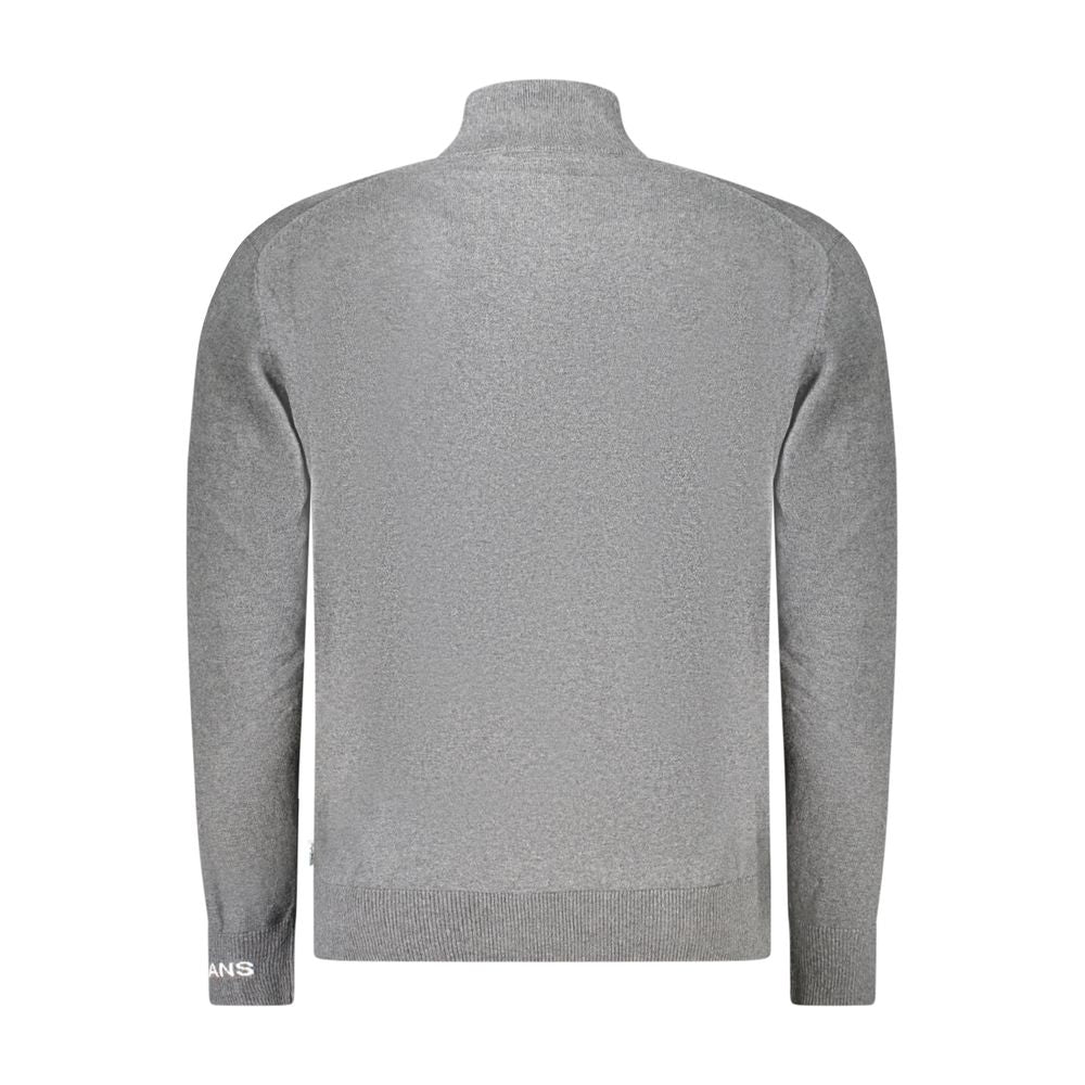 Pepe Jeans Grigio Cotton Men Sweater - ClickThatClicks 