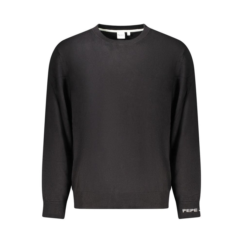 Pepe Jeans Black Cotton Sweater