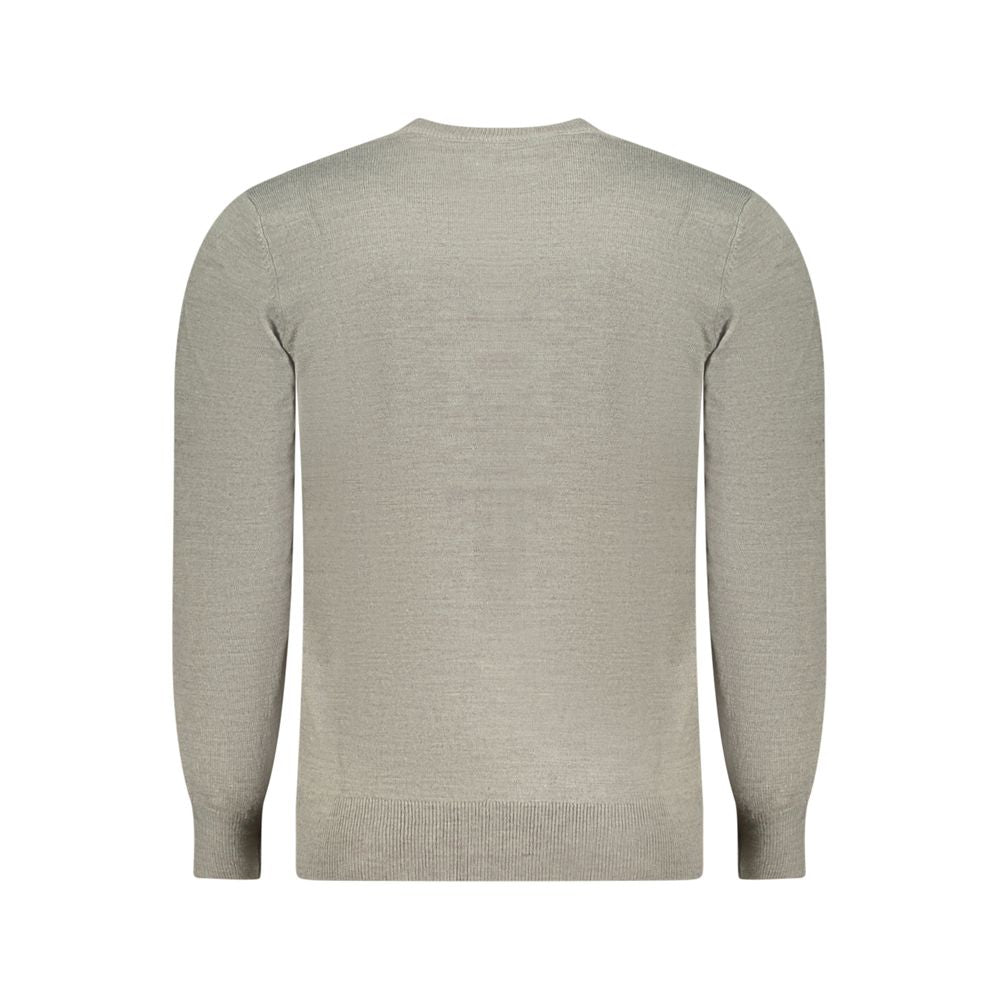 North Sails Gray Acrylic Men Sweater - ClickThatClicks 