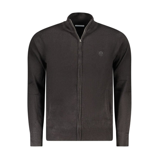 North Sails Nero Acrylic Men Cardigan - ClickThatClicks 