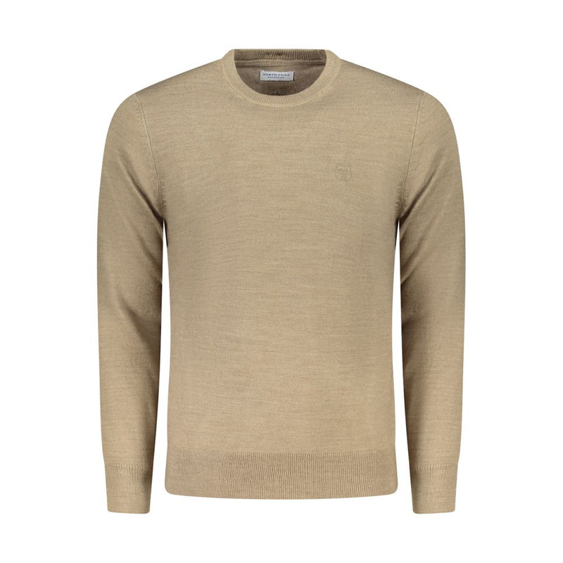 North Sails Brown Nylon Sweater
