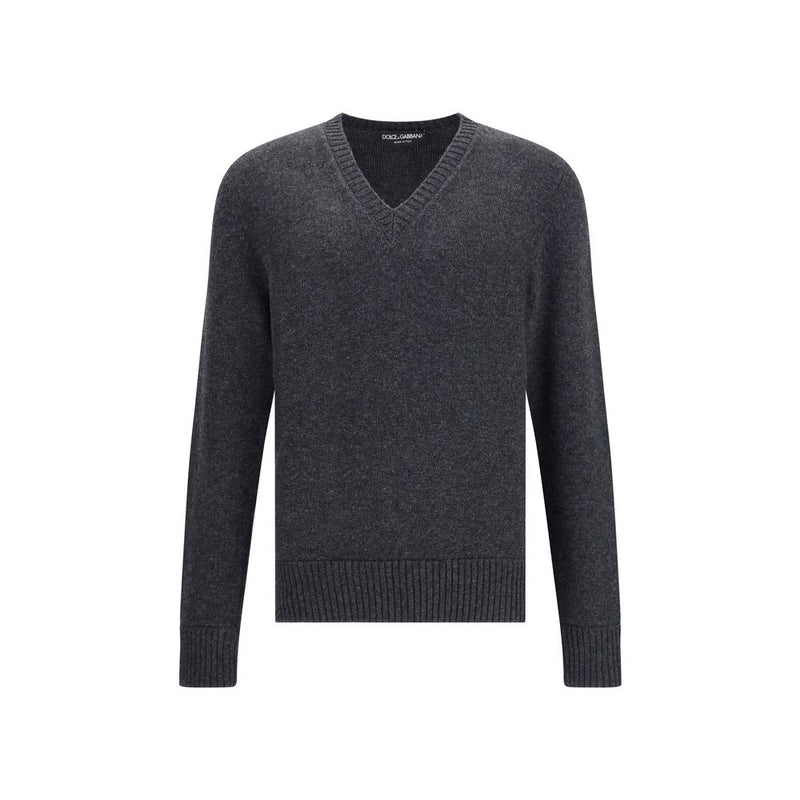 Dolce & Gabbana Gray Fleece Wool Sweatshirt