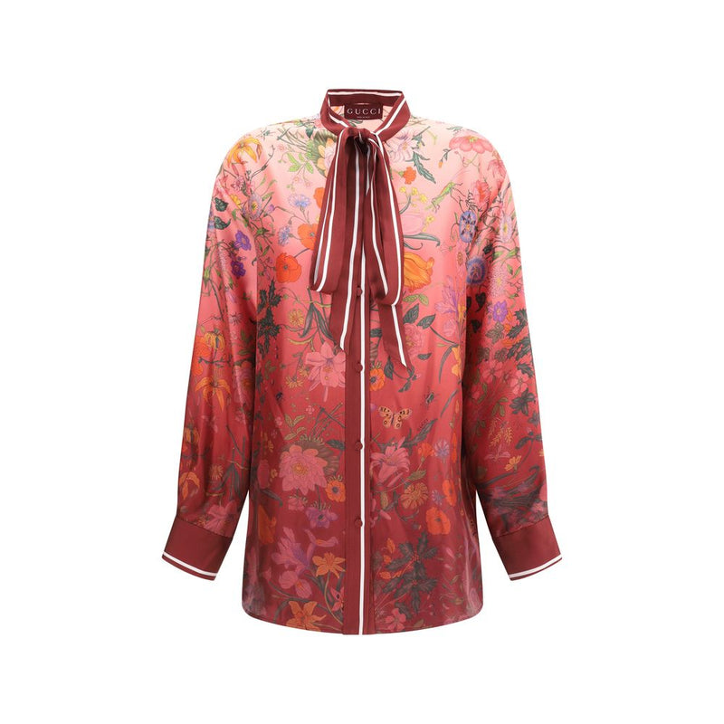 Gucci Multicolor Silk Pattern Shirt